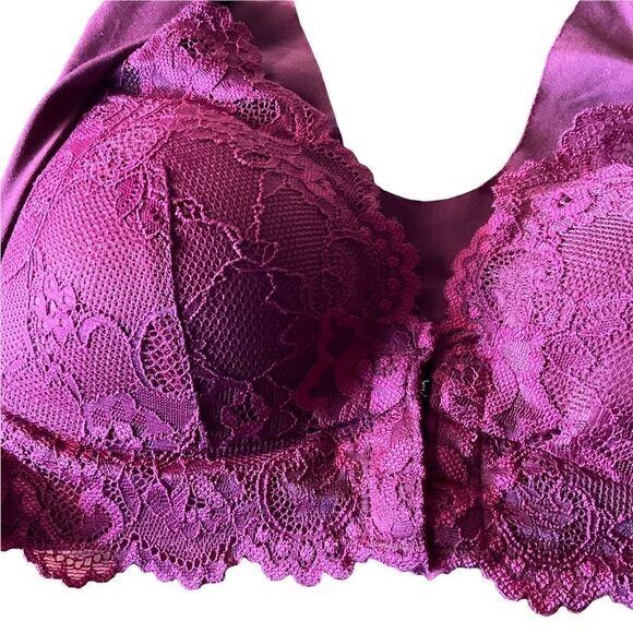 Sora Bra Front Closure Shaping Push-Up Bra Size L NWT - Picture 2 of 9